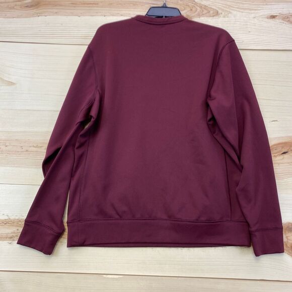 Minnesota Golden Gophers Sweatshirt Medium Maroon Crewneck Football Nike Therma - Picture 10 of 12